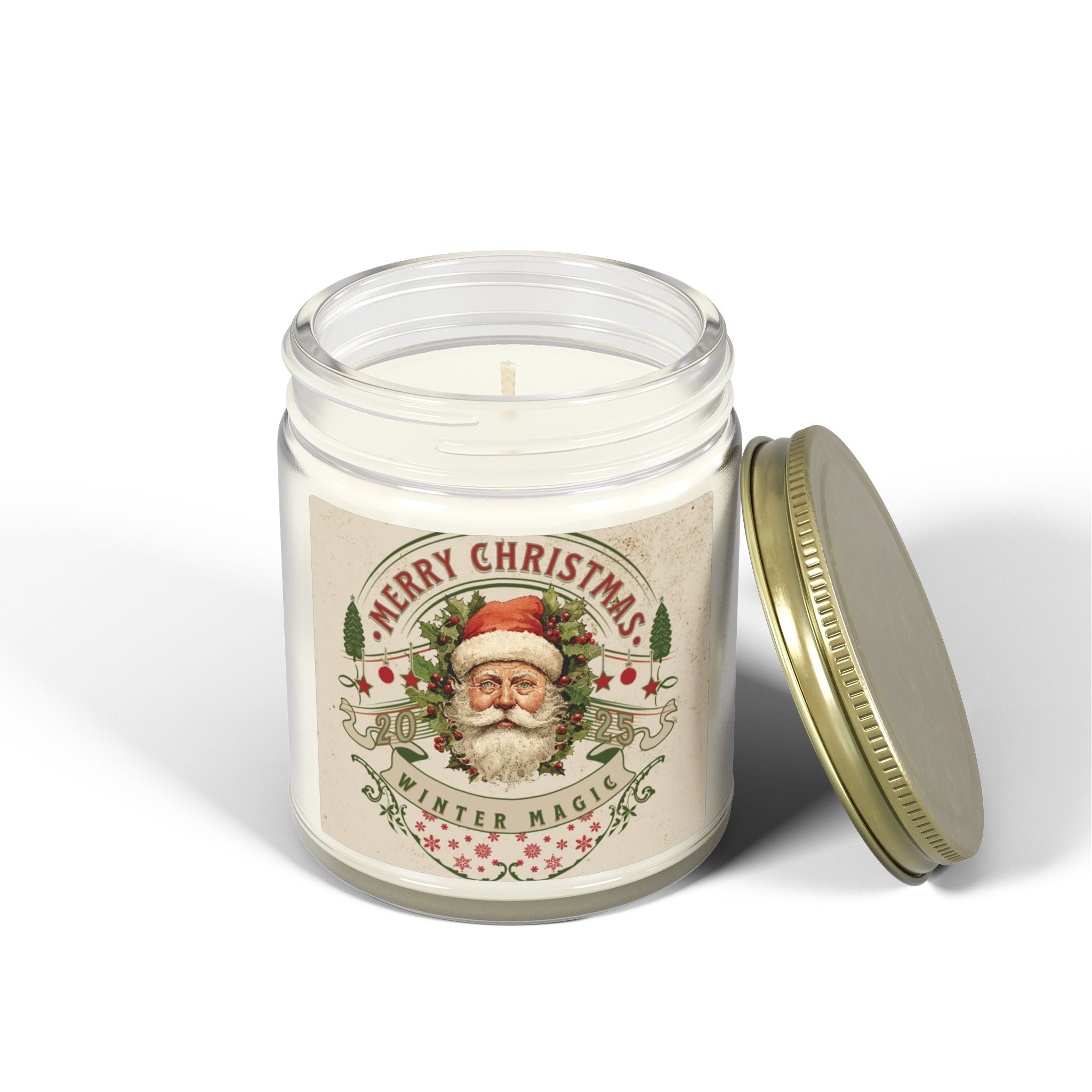Christmas Santa— Scented Wax Candle (4oz & 9oz)
