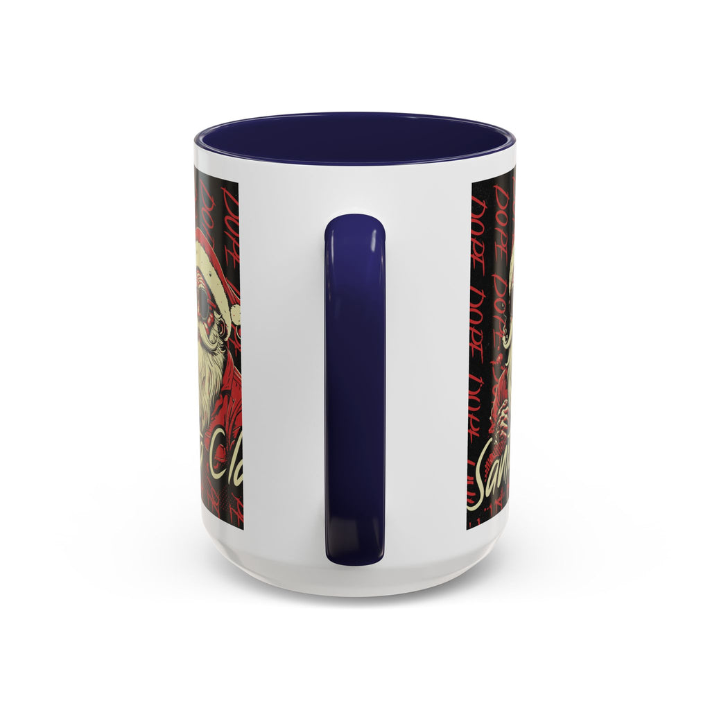 Santa Claus Dope Coffee Mug — Retro Cool Santa Accent Mug (11/15oz)