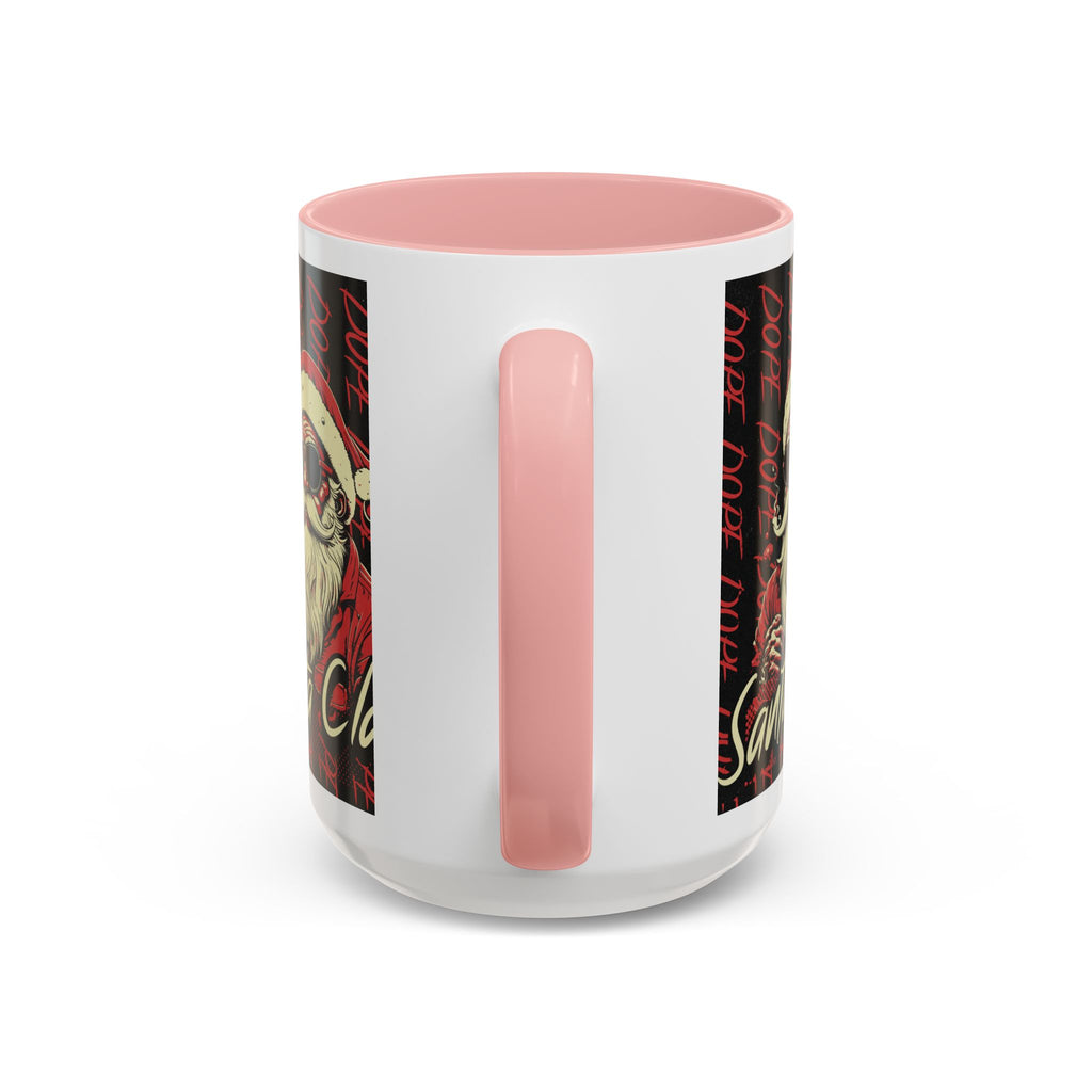 Santa Claus Dope Coffee Mug — Retro Cool Santa Accent Mug (11/15oz)