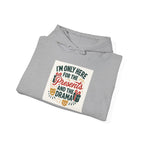Holiday Hoodie — "I’m Only Here for the Presents and the Drama" Christmas Sweatshirt