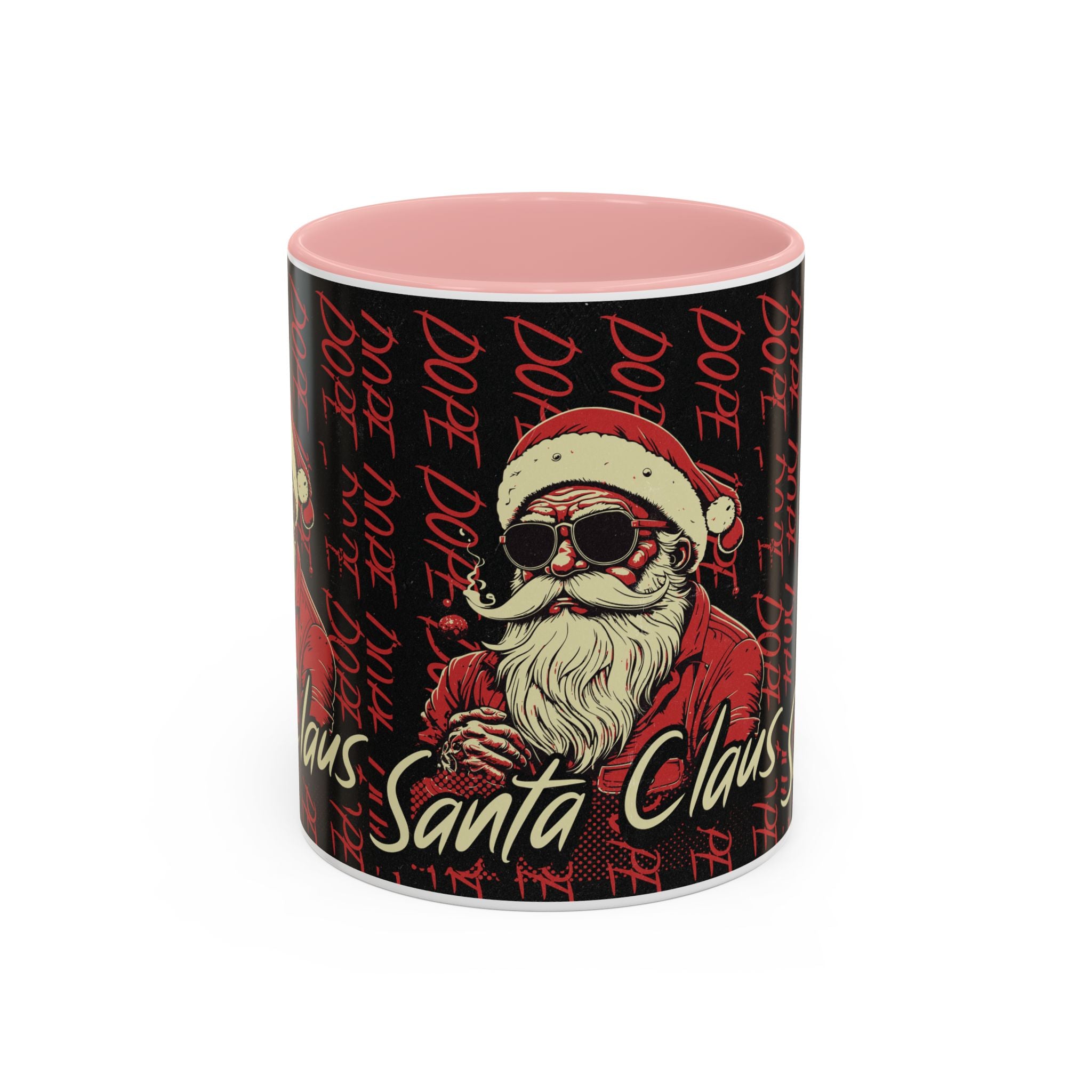Santa Claus Dope Coffee Mug — Retro Cool Santa Accent Mug (11/15oz)