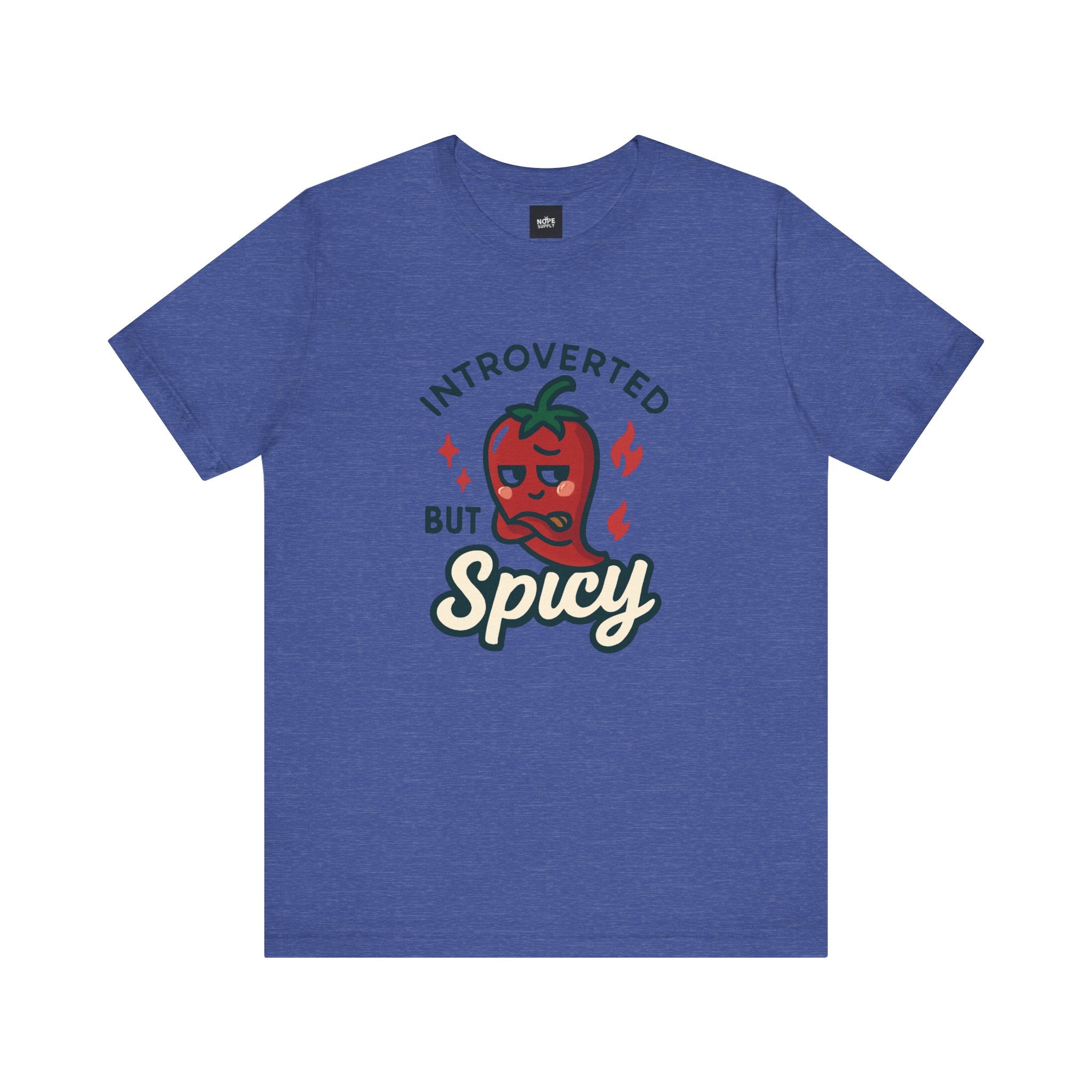 Introverted But Spicy T-Shirt — Funny Chili Pepper Graphic Tee