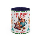 Gingerbread & Cocoa Holiday Coffee Mug — Festive Winter Hot Cocoa Design (11/15oz)