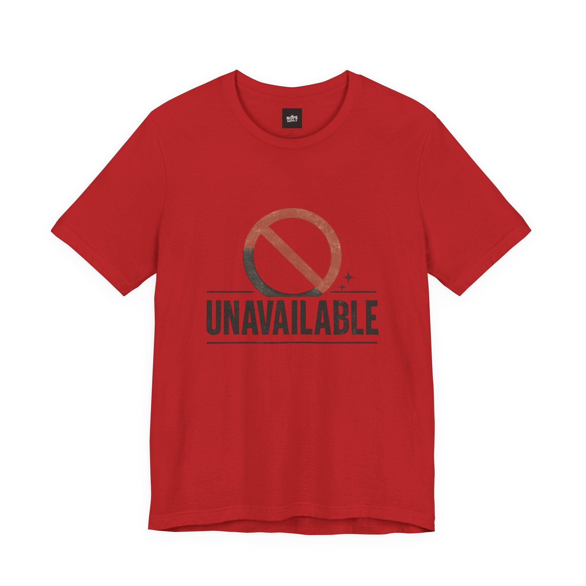 Unavailable Tee — Graphic Unavailable Symbol T-Shirt