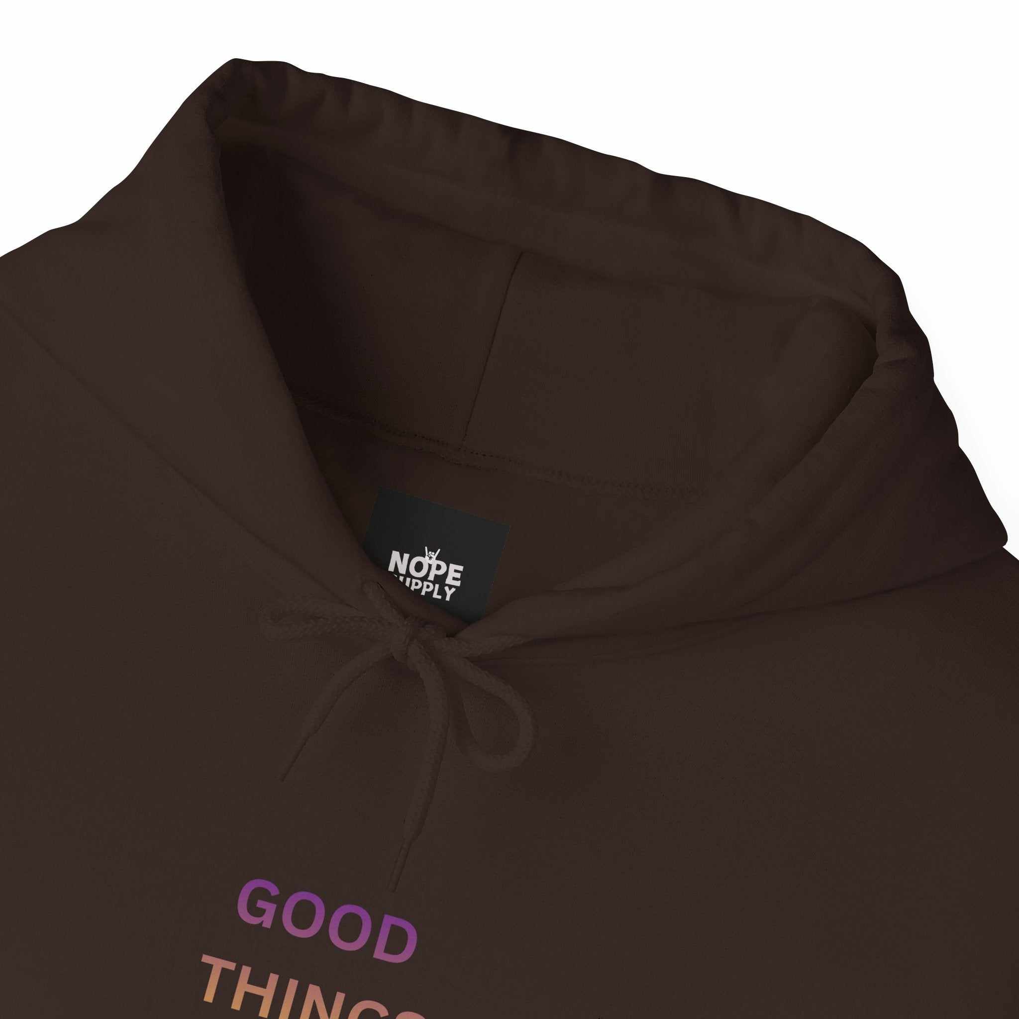 GOOD THINGS AHEAD hoodies positive quote hoodies for everyday comfort and style