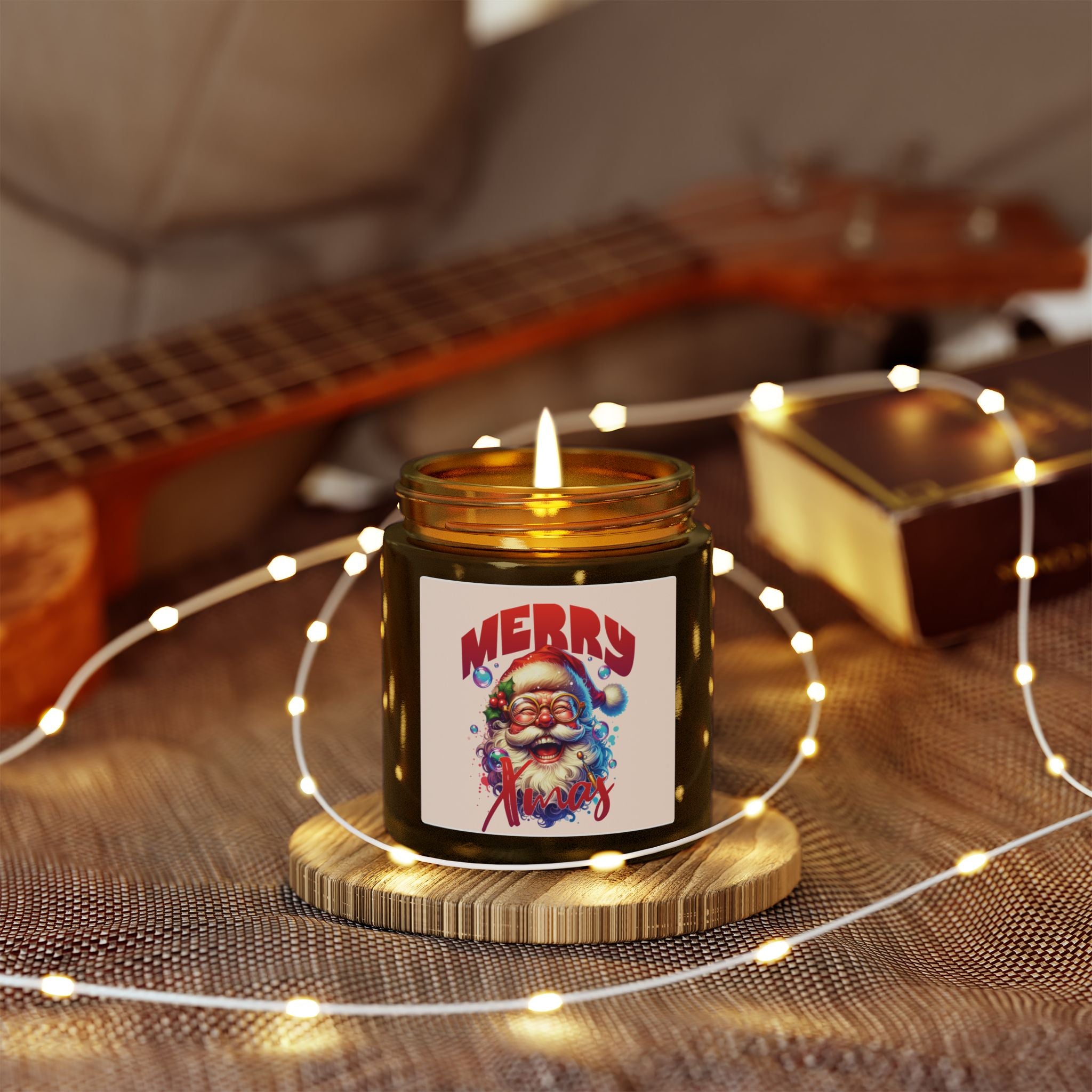 Christmas Santa Candle — Scented Jar (4oz & 9oz)