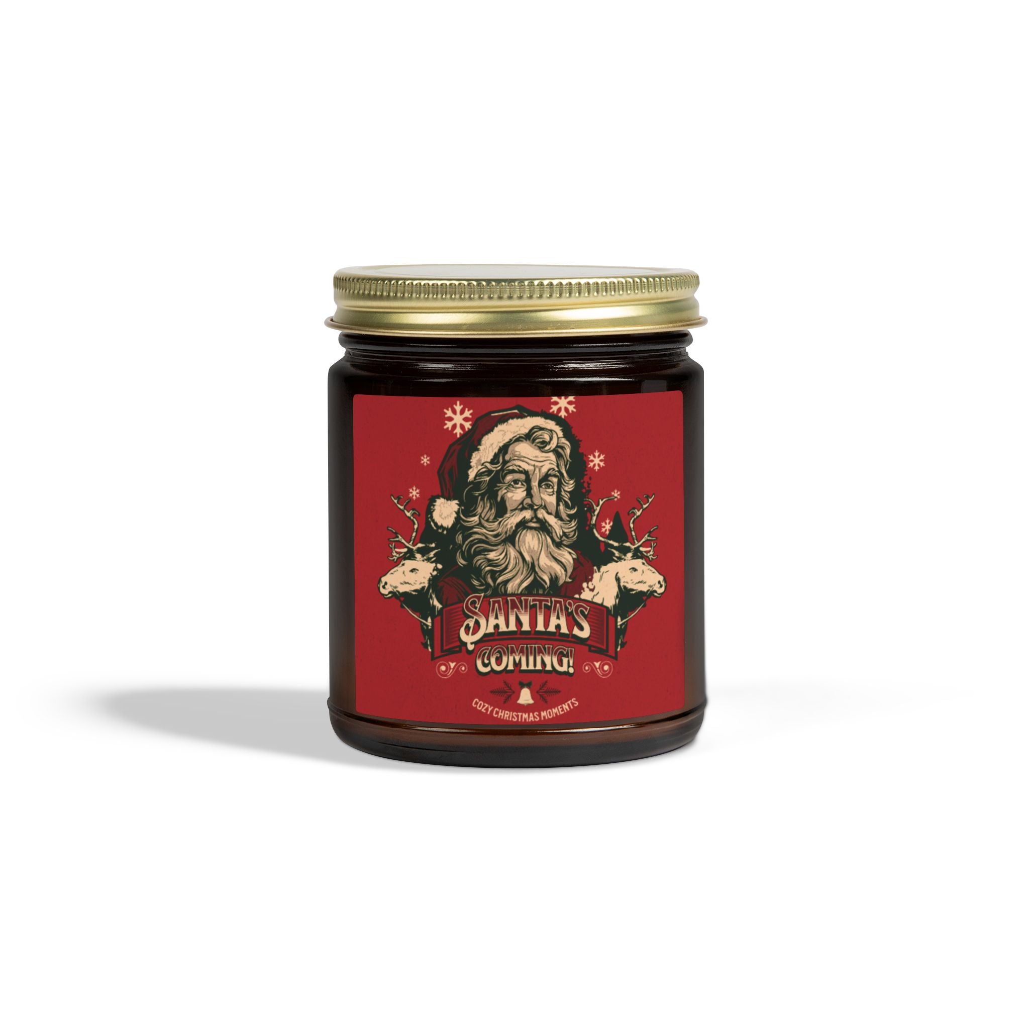 Holiday Santa Scented Candle (4oz/9oz)