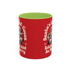 Santa Hot Cocoa Accent Coffee Mug — "Santa's Hot Cocoa Relax and Be Merry" Holiday Mug (11/15oz)