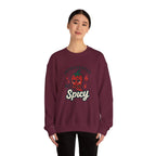 Introverted But Spicy Sweatshirt — Cute Chili Pepper Graphic Crewneck