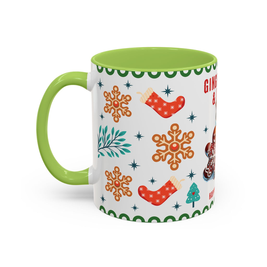 Gingerbread & Cocoa Holiday Coffee Mug — Festive Winter Hot Cocoa Design (11/15oz)