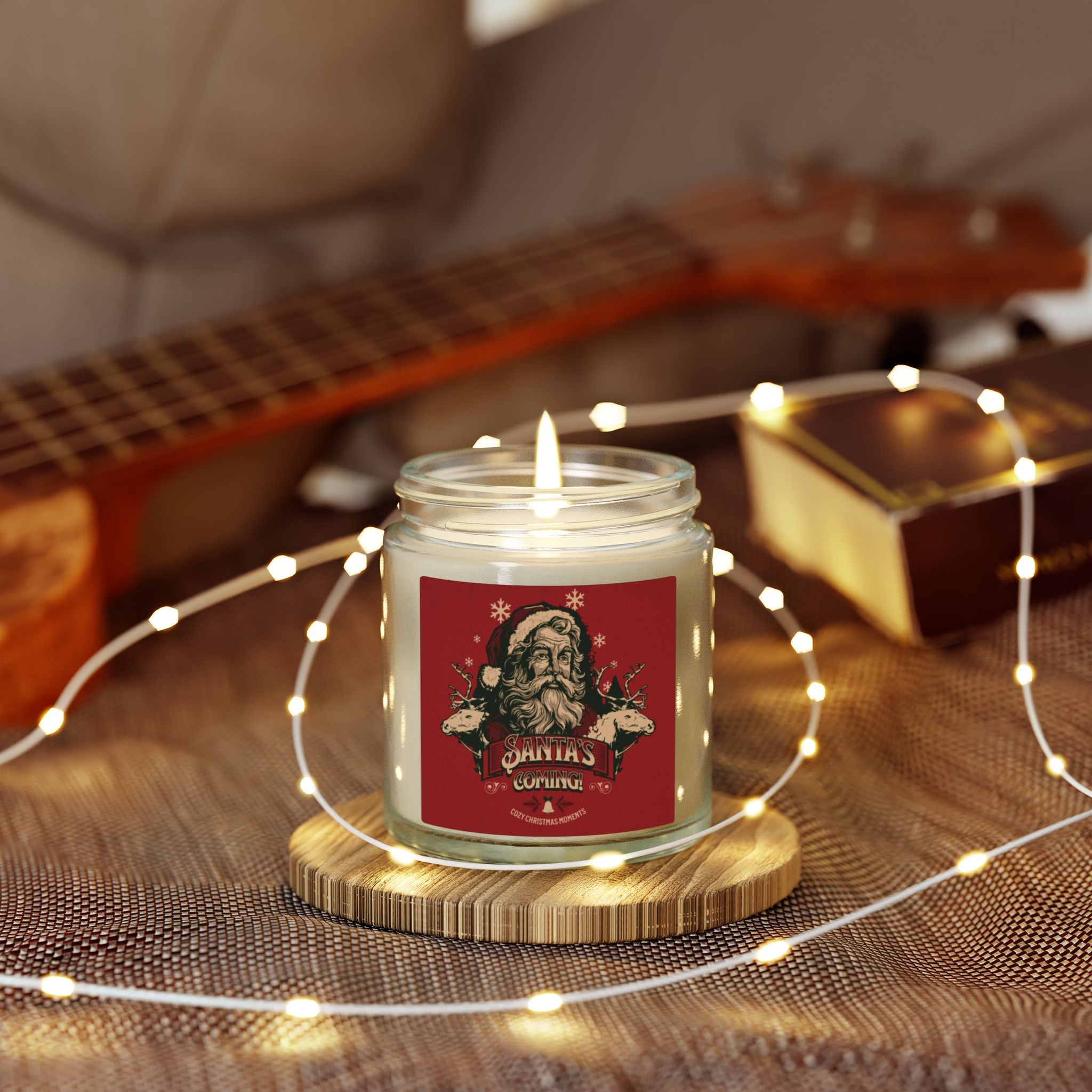Holiday Santa Scented Candle (4oz/9oz)