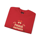 Naughty List Crewneck Sweatshirt — "Proud Member of the Naughty List" Holiday Sweat Tee
