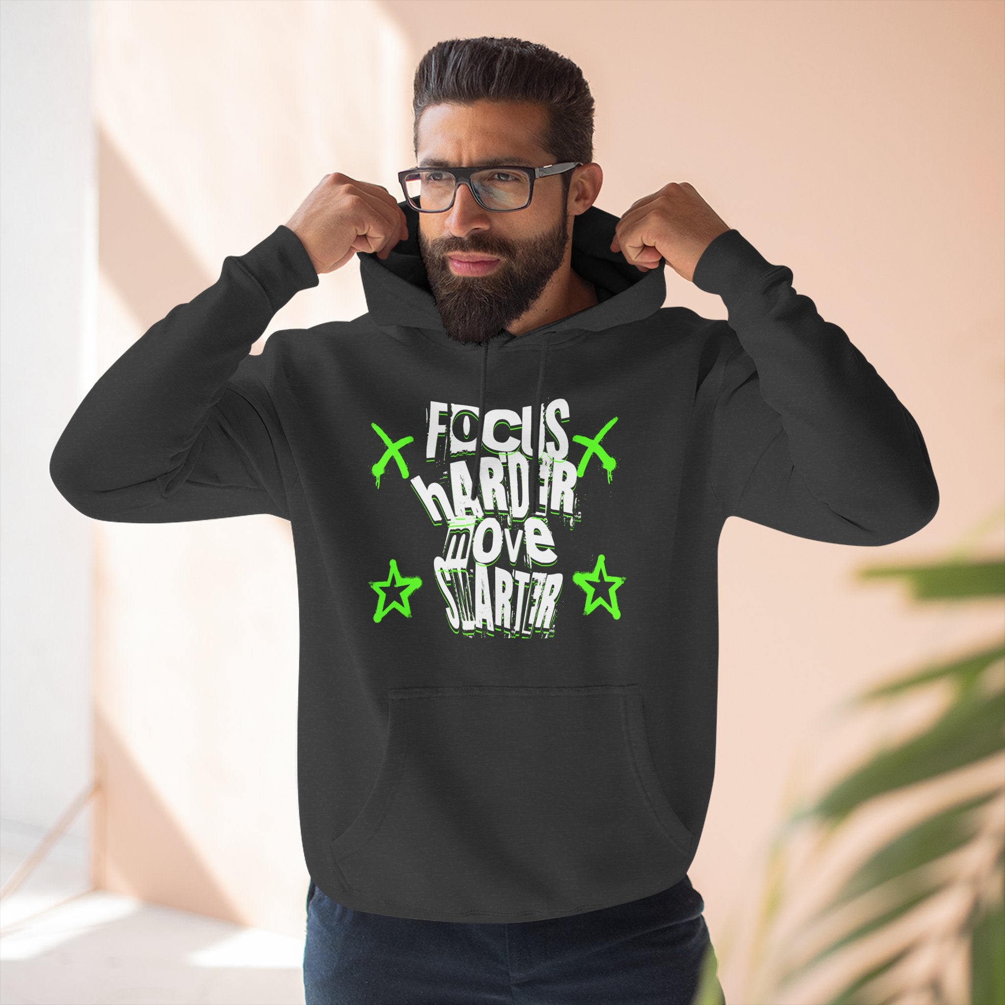 Focus Harder Move Smarter Hoodie