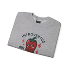 Introverted But Spicy Sweatshirt — Cute Chili Pepper Graphic Crewneck