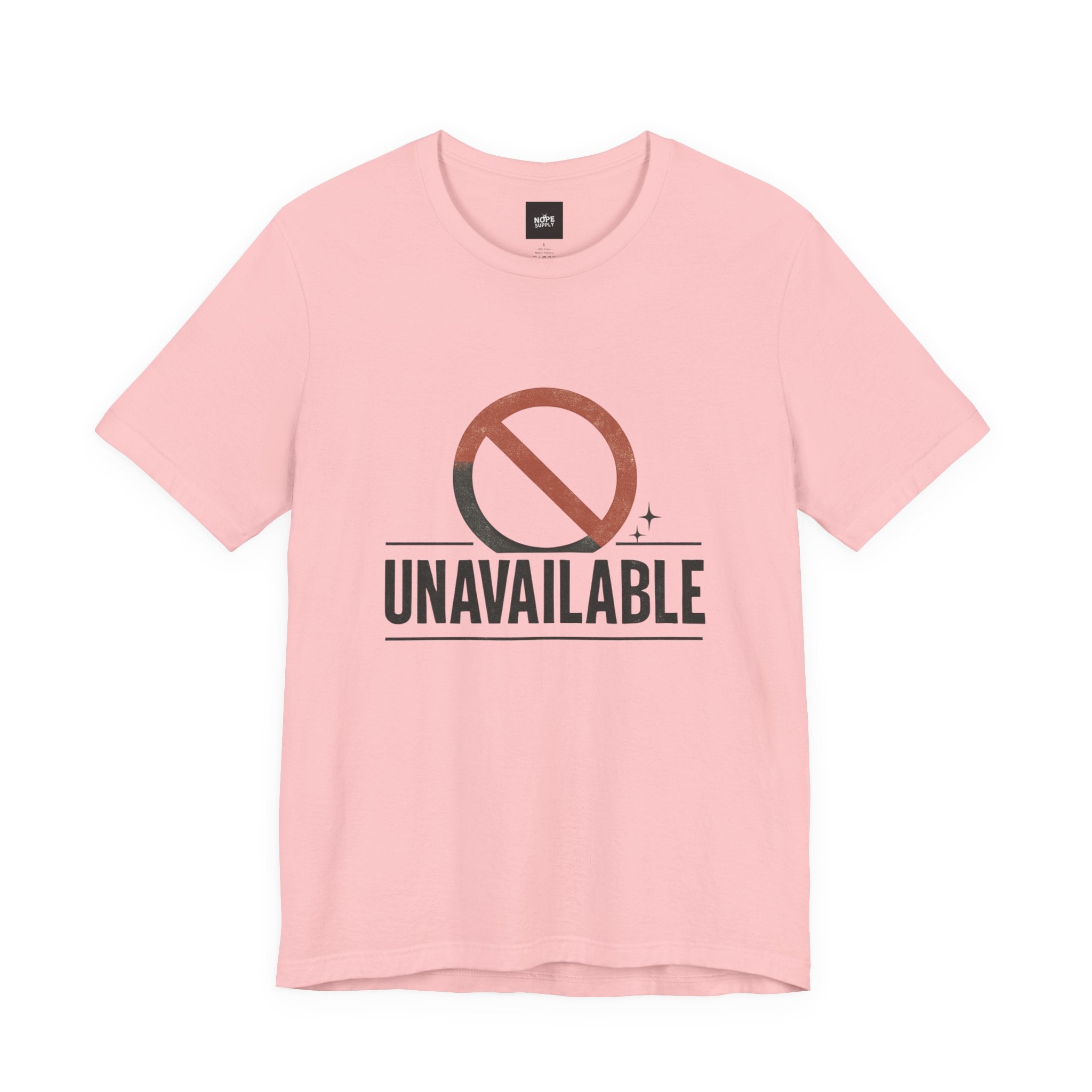 Unavailable Tee — Graphic Unavailable Symbol T-Shirt
