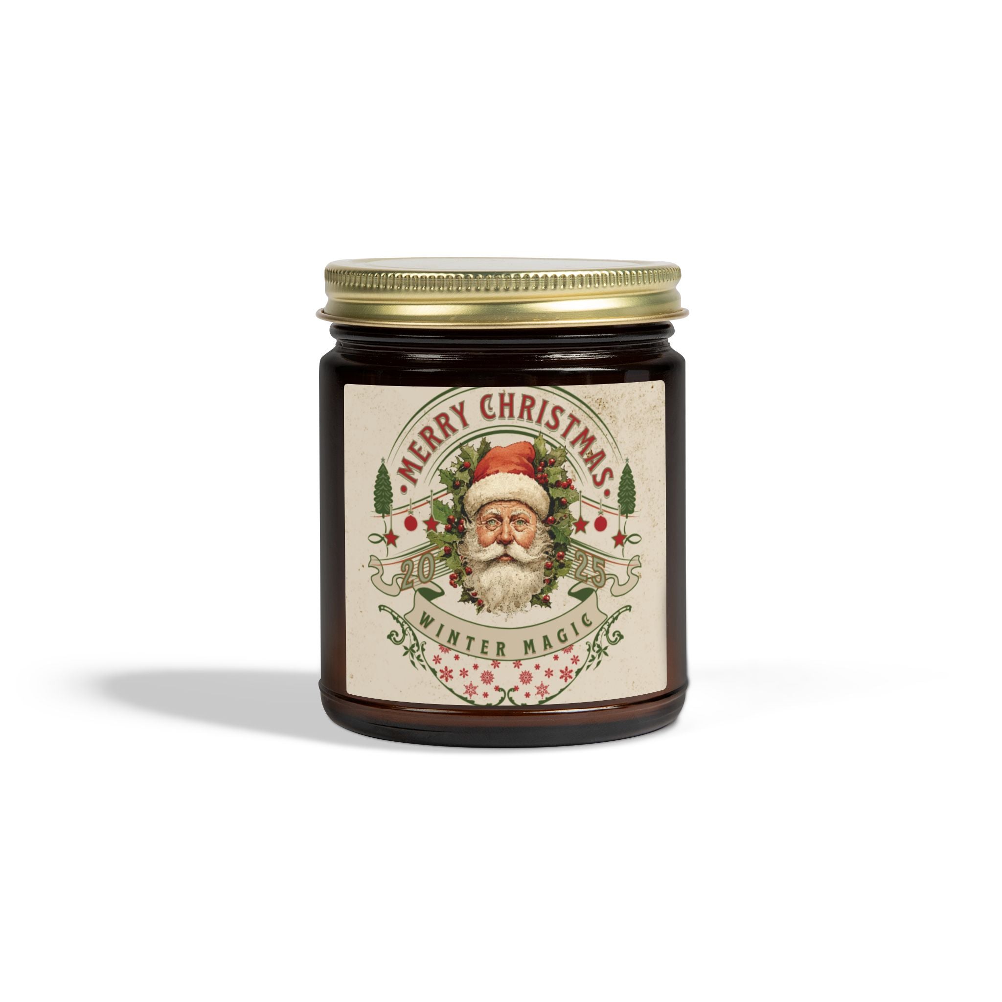 Christmas Santa— Scented Wax Candle (4oz & 9oz)