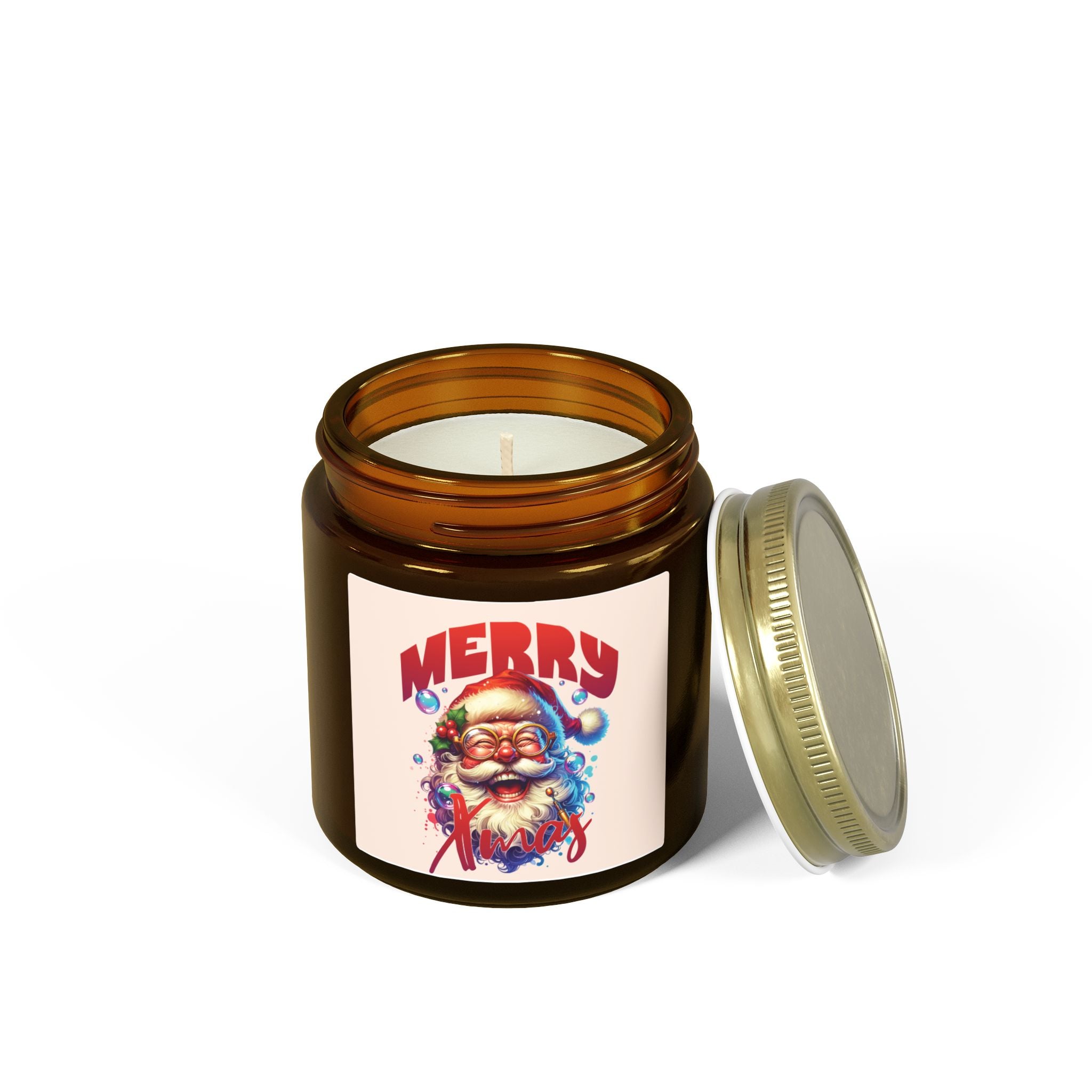 Christmas Santa Candle — Scented Jar (4oz & 9oz)