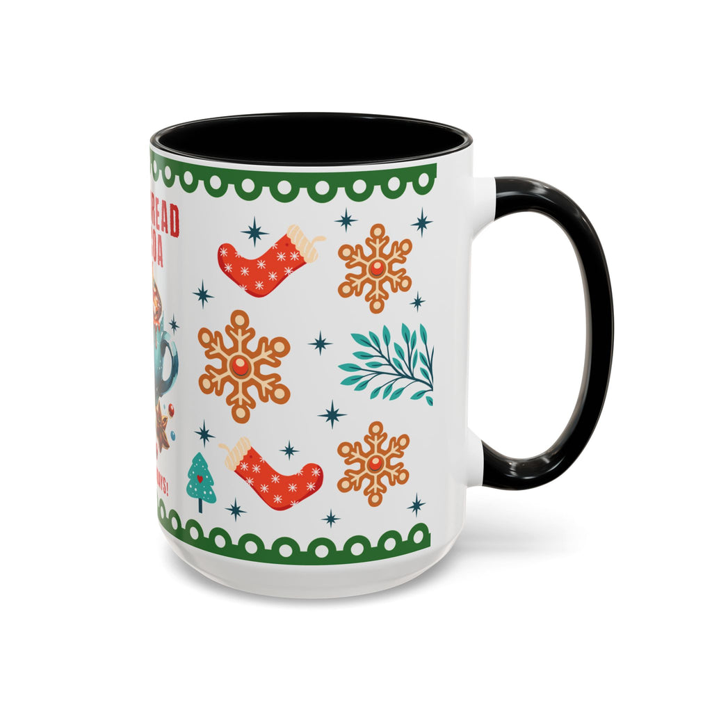 Gingerbread & Cocoa Holiday Coffee Mug — Festive Winter Hot Cocoa Design (11/15oz)
