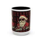 Santa Claus Dope Coffee Mug — Retro Cool Santa Accent Mug (11/15oz)
