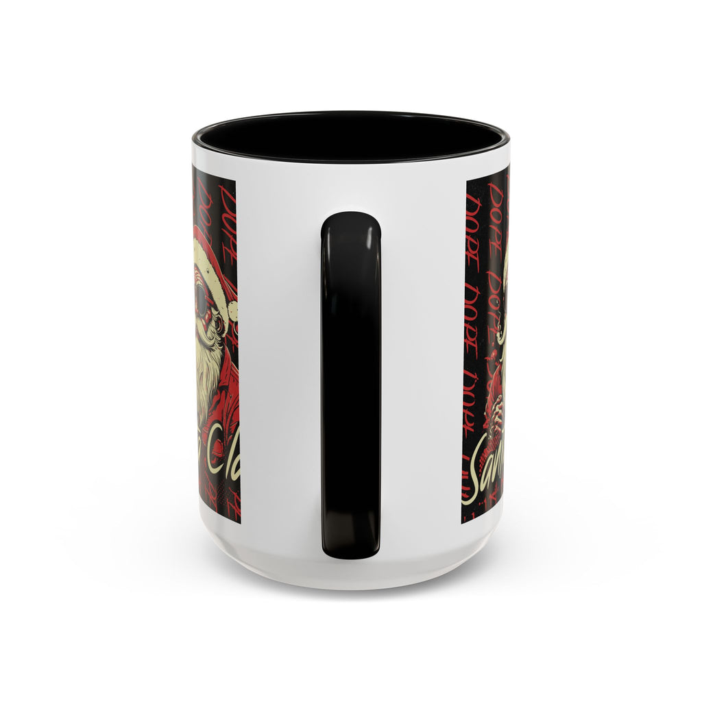 Santa Claus Dope Coffee Mug — Retro Cool Santa Accent Mug (11/15oz)