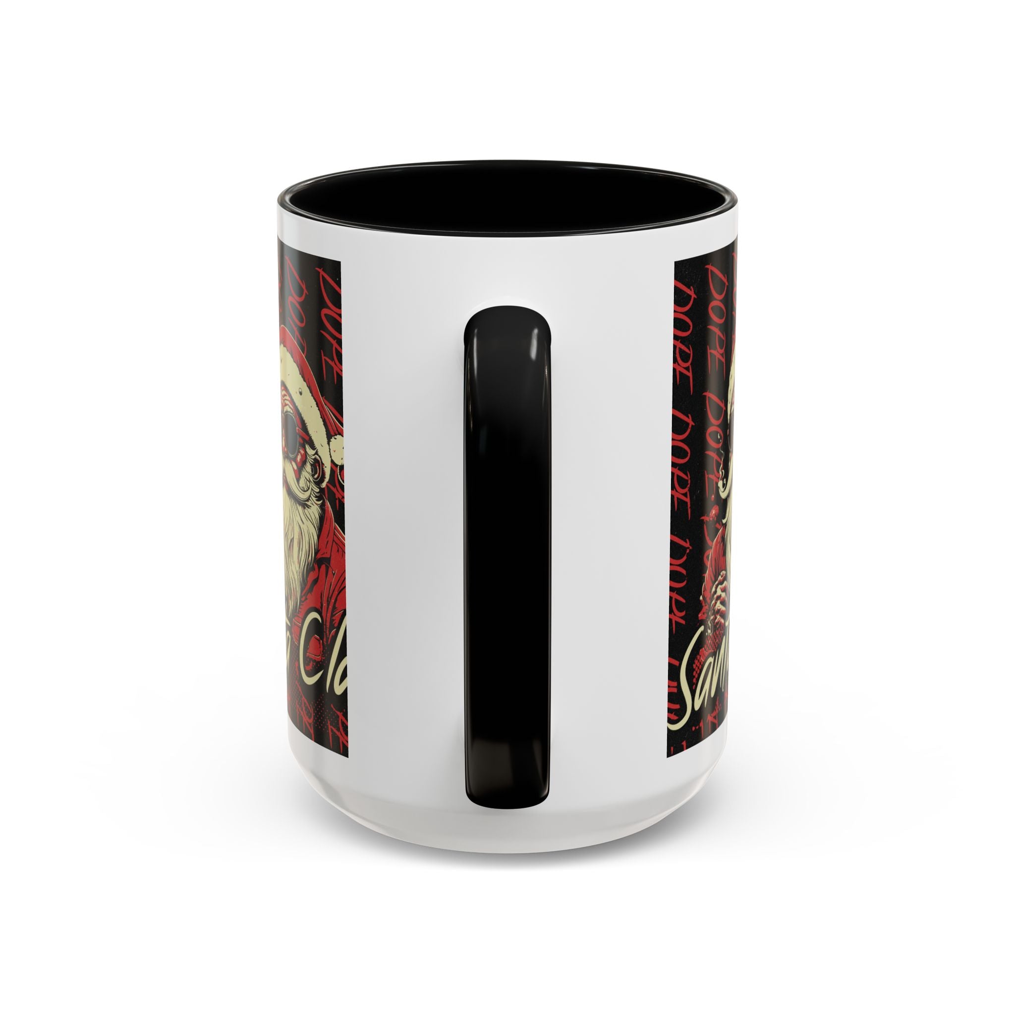 Santa Claus Dope Coffee Mug — Retro Cool Santa Accent Mug (11/15oz)