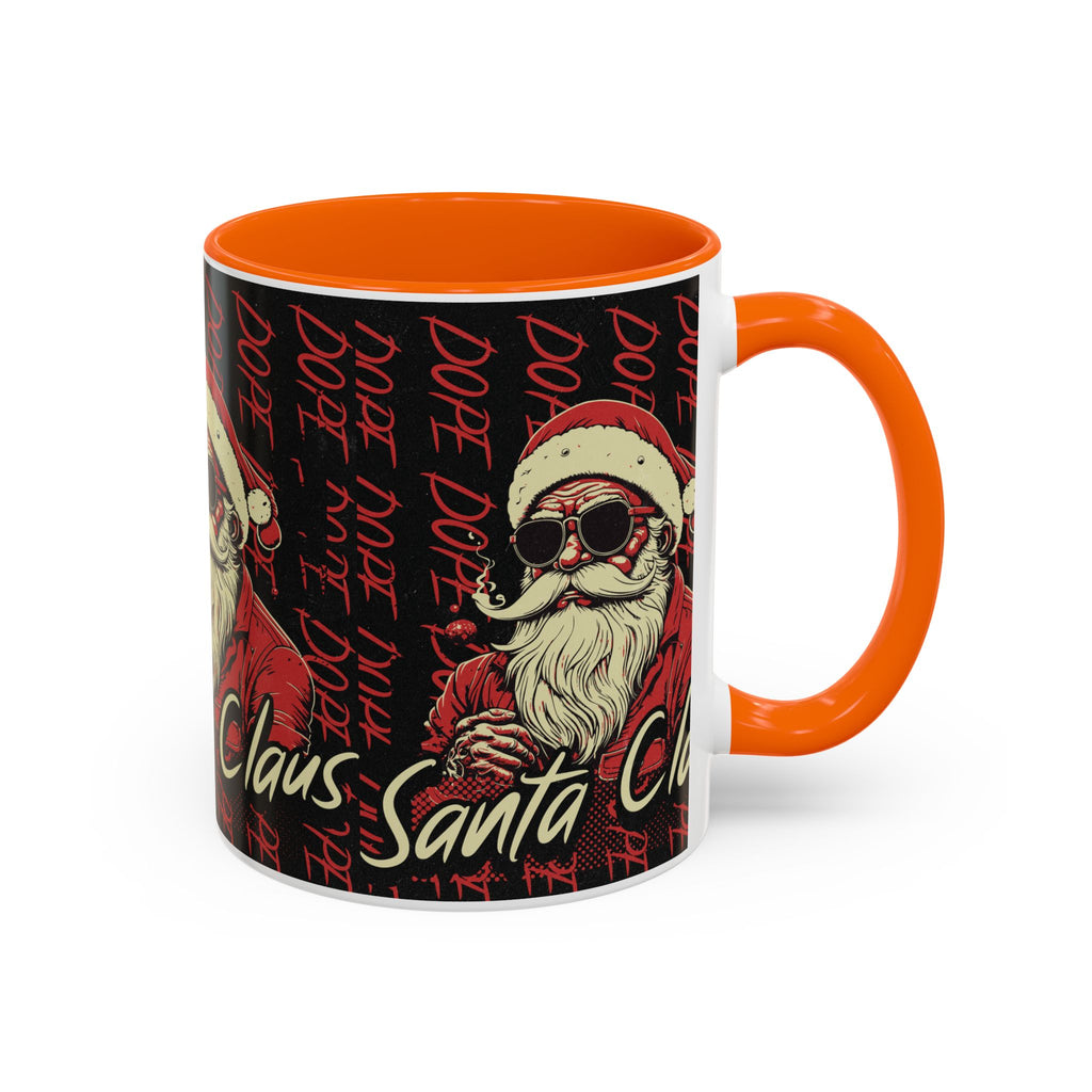 Santa Claus Dope Coffee Mug — Retro Cool Santa Accent Mug (11/15oz)