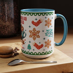 Gingerbread & Cocoa Holiday Coffee Mug — Festive Winter Hot Cocoa Design (11/15oz)