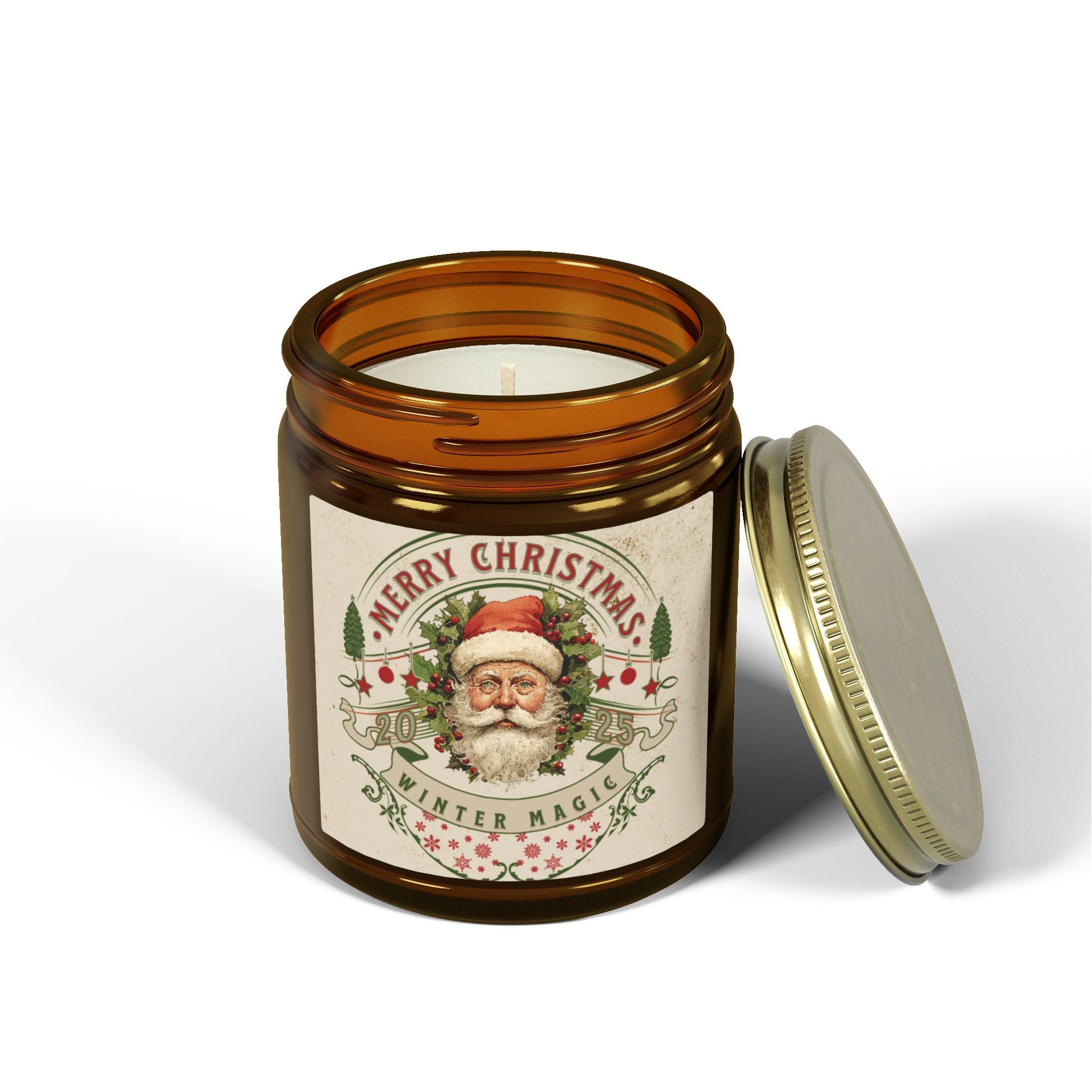 Christmas Santa— Scented Wax Candle (4oz & 9oz)