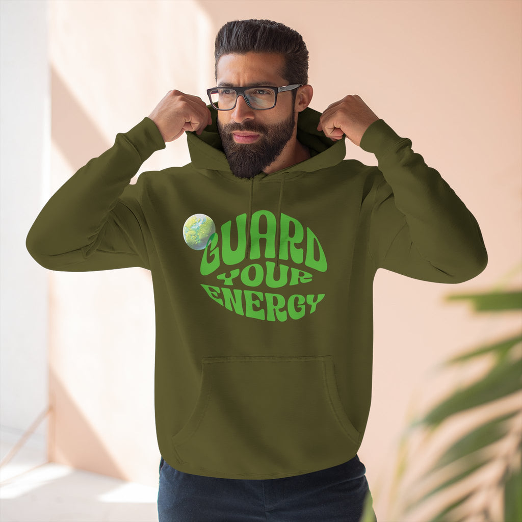 Guard Your Energy Hoodie — Positive Vibes Graphic Pullover