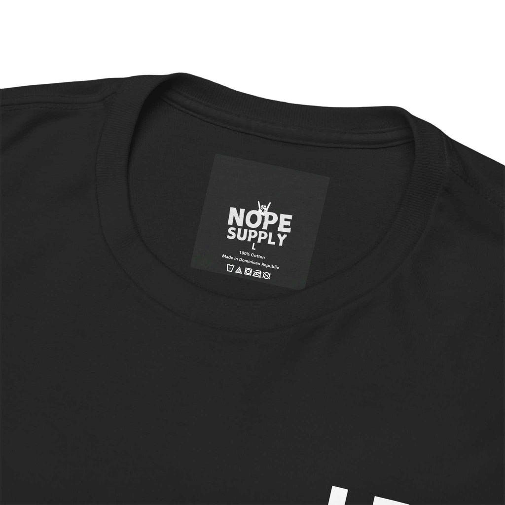 custom t shirts LET IT BE TeeUnbothered vibes only. Wear it. Live it. Let it be.Product features- Shoulder tape stabilizes the back and prevents stretching- Tubular knit design reduces fabric waNOPE SUPPLY