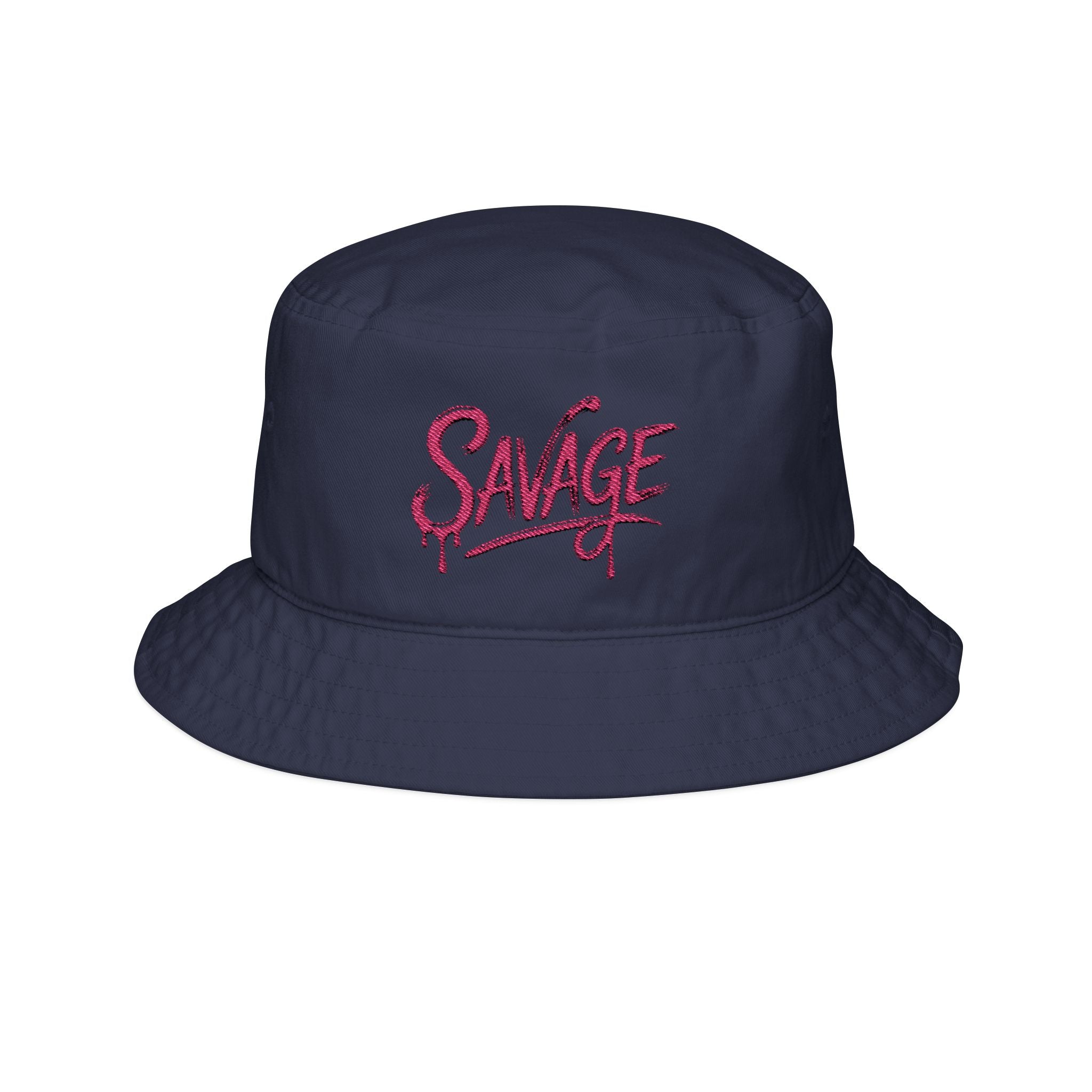 Savage Embroidered Bucket Hat — Trendy Streetwear Sun Hat
