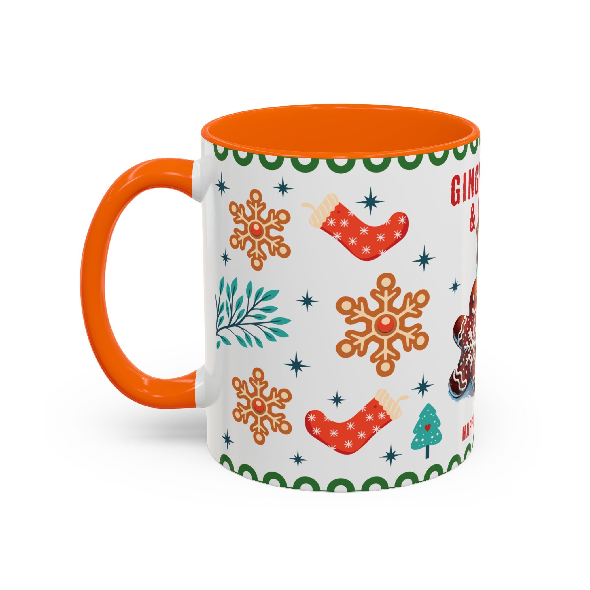 Gingerbread & Cocoa Holiday Coffee Mug — Festive Winter Hot Cocoa Design (11/15oz)