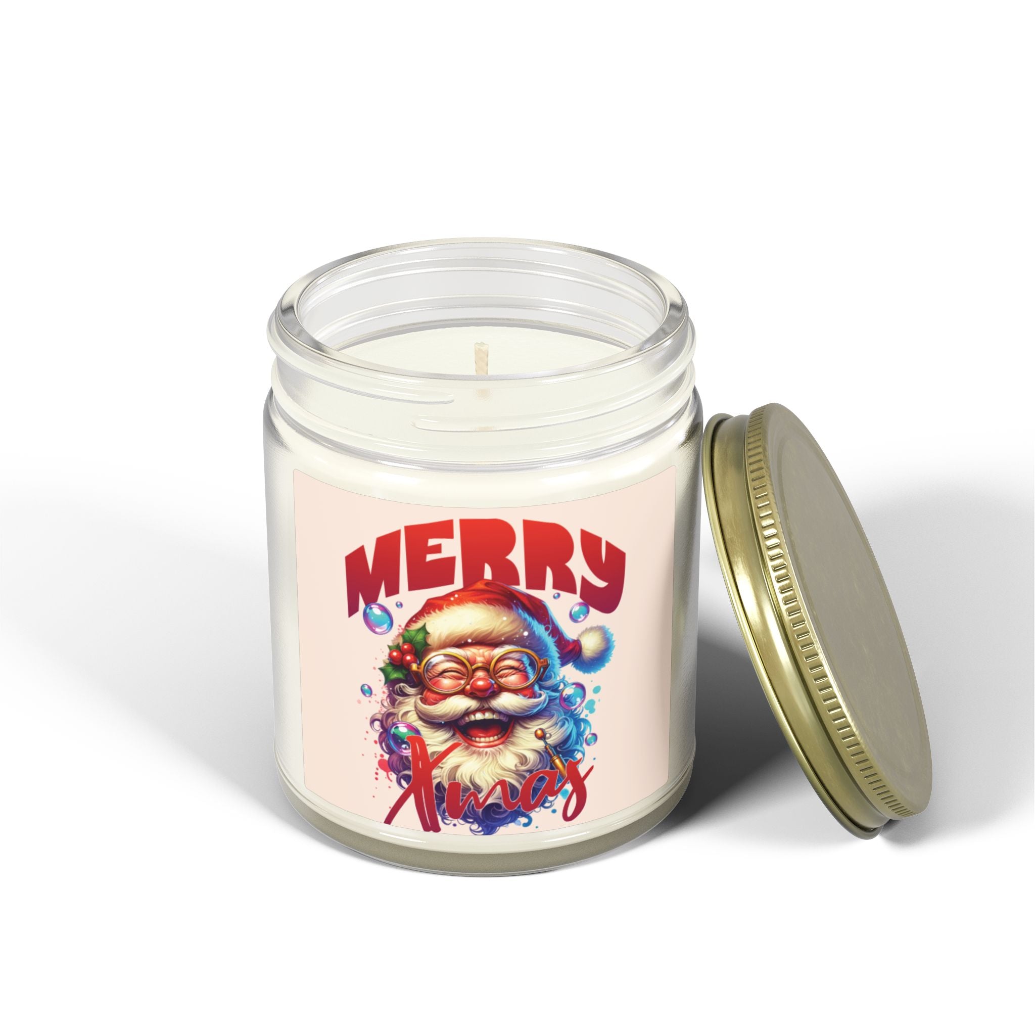 Christmas Santa Candle — Scented Jar (4oz & 9oz)