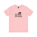 "Zero Patience, Full Attitude" Skull Tee — Graphic Attitude T-Shirt