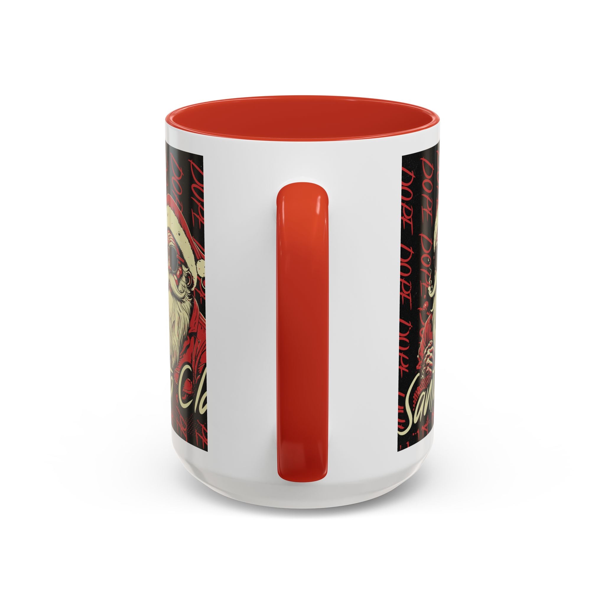 Santa Claus Dope Coffee Mug — Retro Cool Santa Accent Mug (11/15oz)