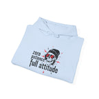 "Zero Patience, Full Attitude" Hoodie — Bold Graphic Quote Sweatshirt