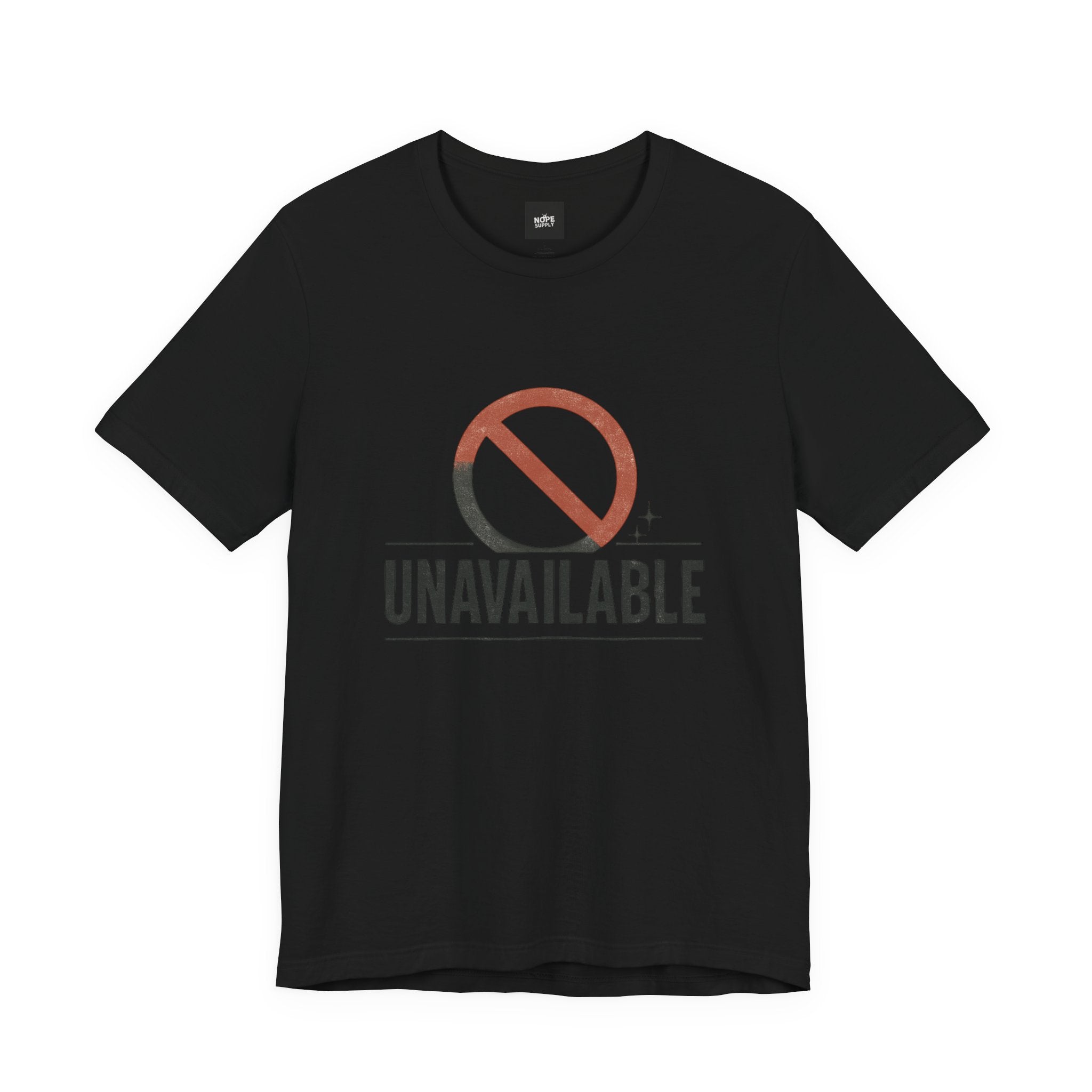 Unavailable Tee — Graphic Unavailable Symbol T-Shirt