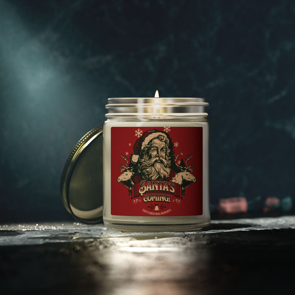 Holiday Santa Scented Candle (4oz/9oz)