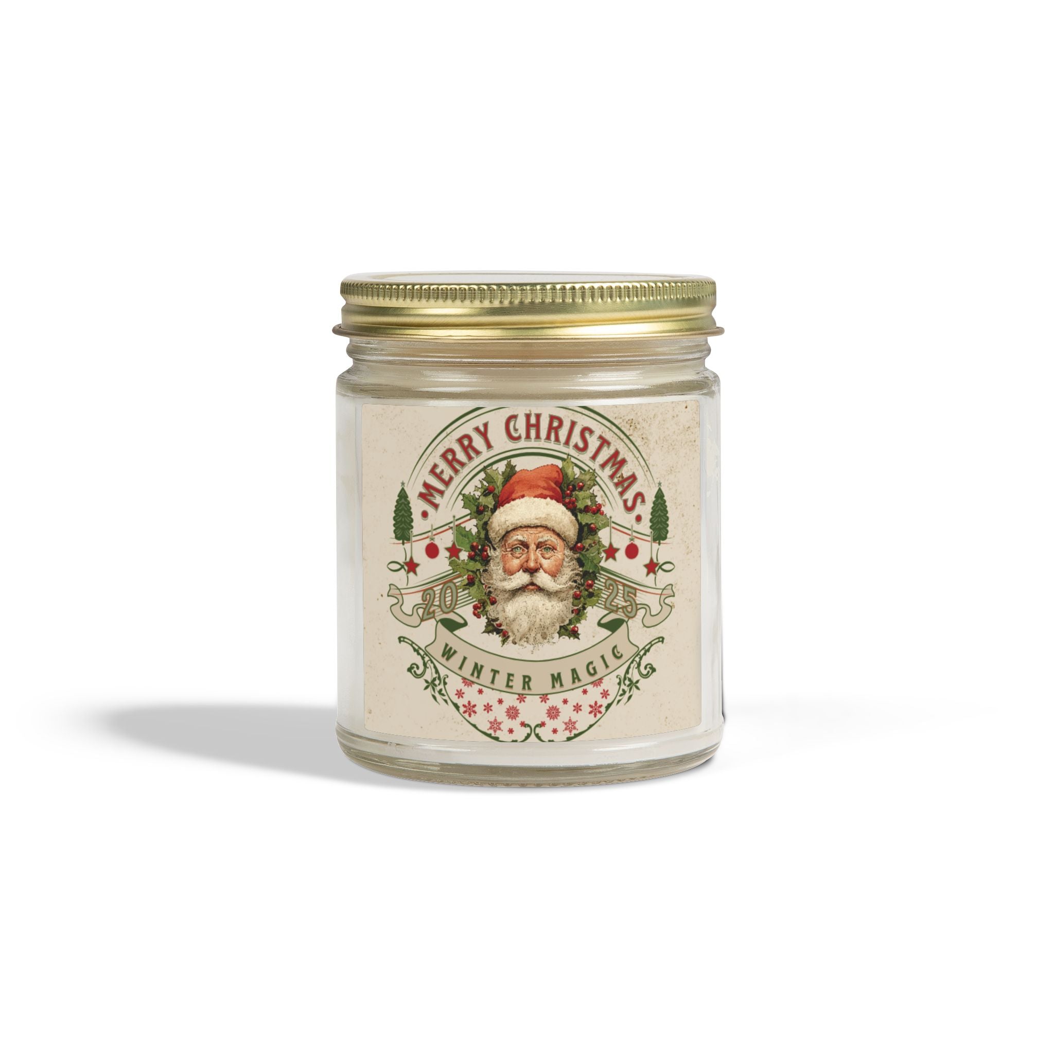 Christmas Santa— Scented Wax Candle (4oz & 9oz)