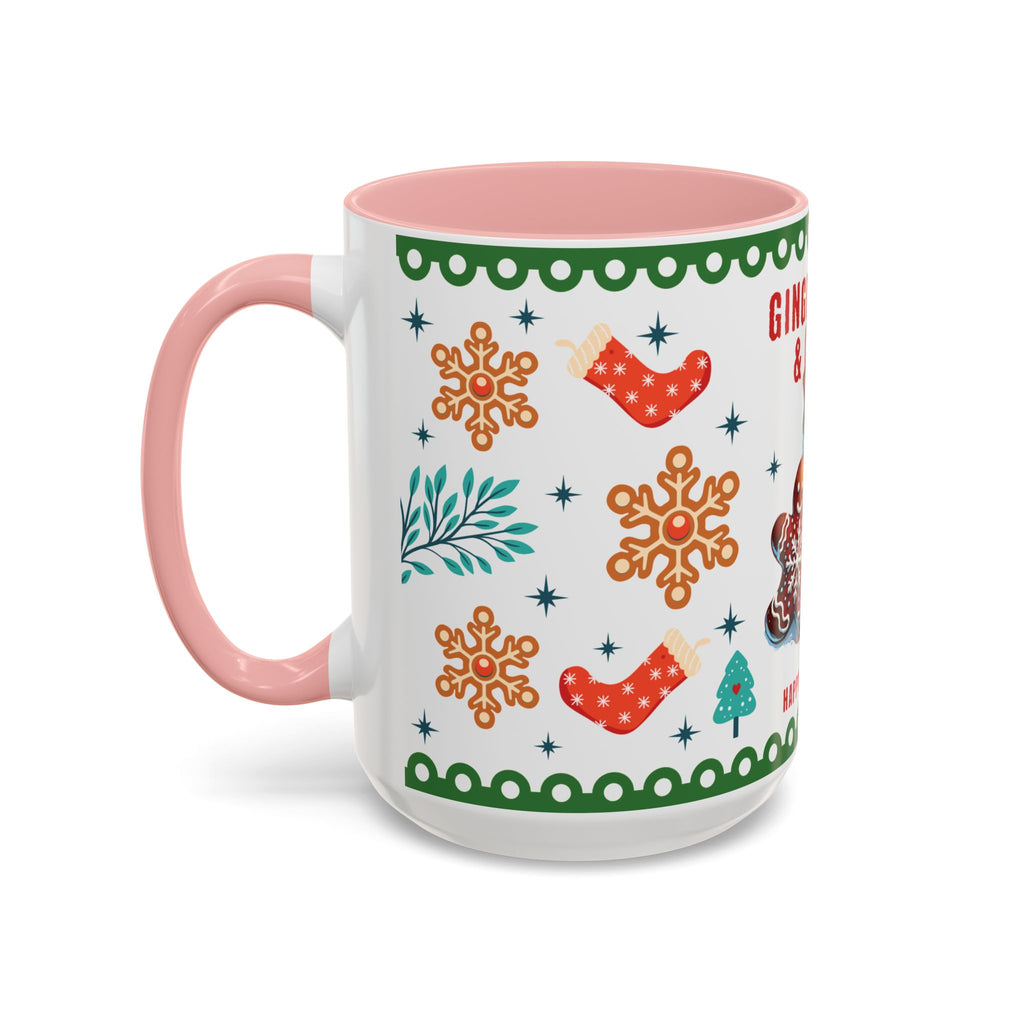 Gingerbread & Cocoa Holiday Coffee Mug — Festive Winter Hot Cocoa Design (11/15oz)