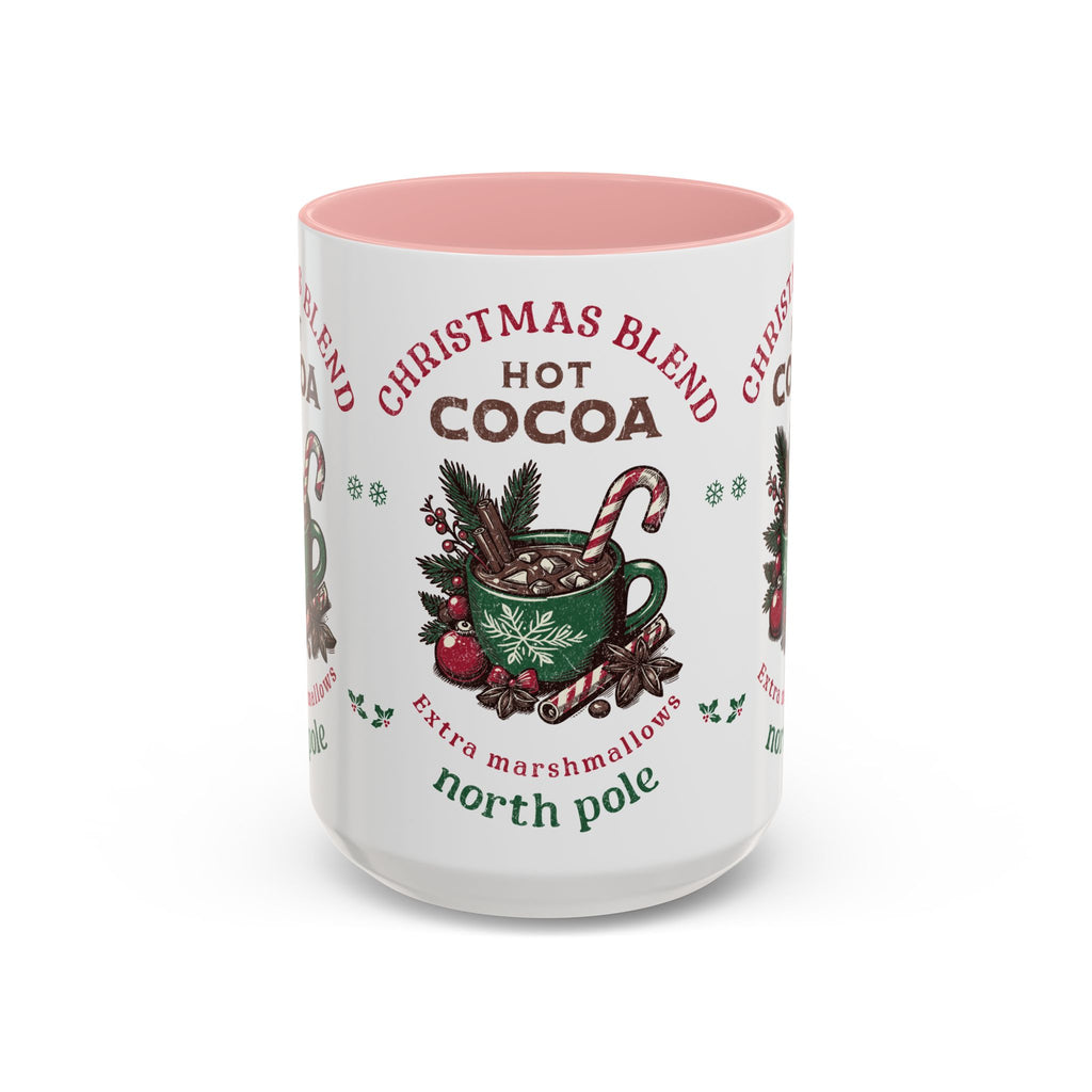 Christmas Blend Hot Cocoa Coffee Mug — North Pole Holiday Cocoa Gift (11/15oz)