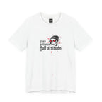 "Zero Patience, Full Attitude" Skull Tee — Graphic Attitude T-Shirt