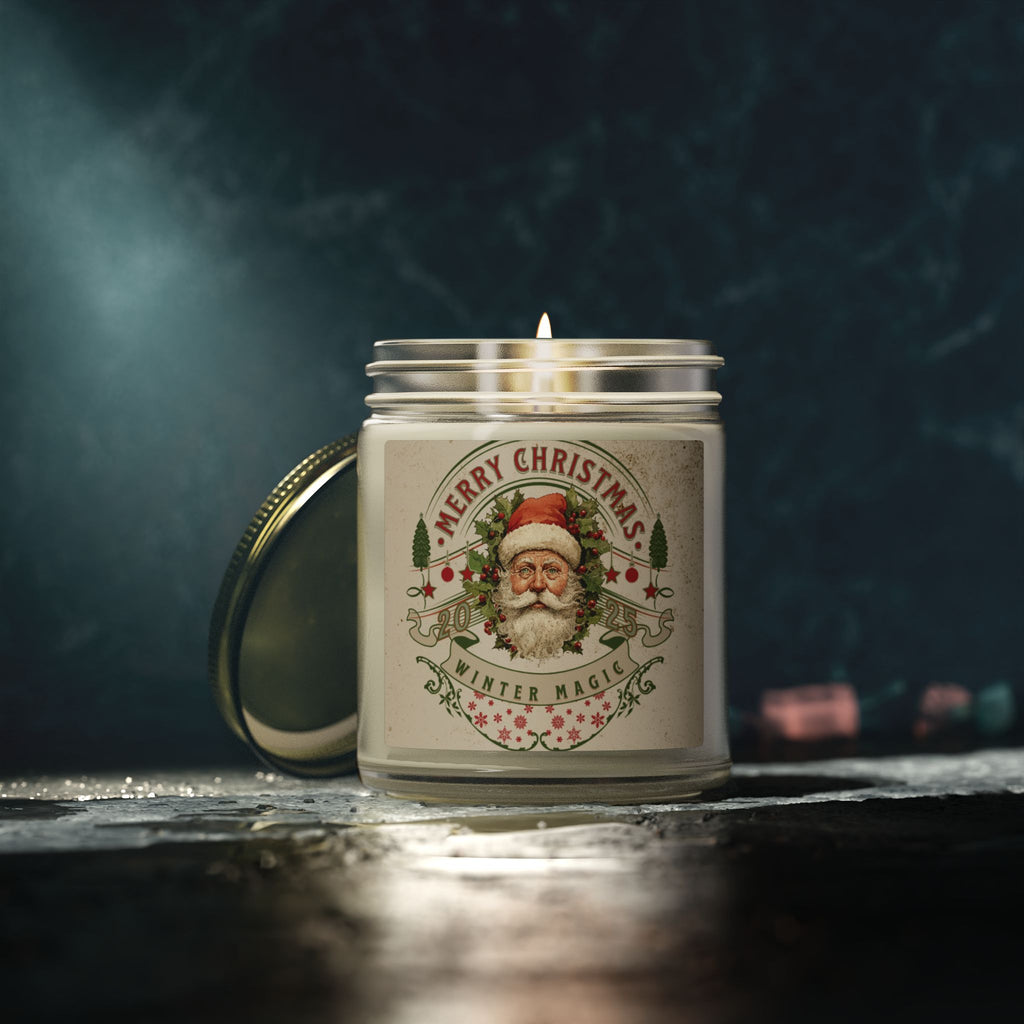Christmas Santa— Scented Wax Candle (4oz & 9oz)