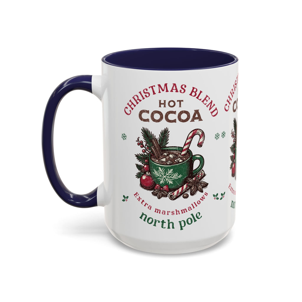 Christmas Blend Hot Cocoa Coffee Mug — North Pole Holiday Cocoa Gift (11/15oz)