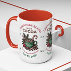 Christmas Blend Hot Cocoa Coffee Mug — North Pole Holiday Cocoa Gift (11/15oz)