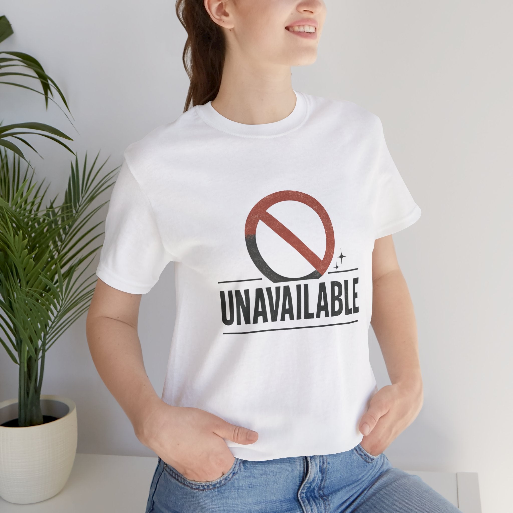 Unavailable Tee — Graphic Unavailable Symbol T-Shirt