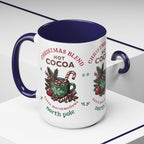 Christmas Blend Hot Cocoa Coffee Mug — North Pole Holiday Cocoa Gift (11/15oz)
