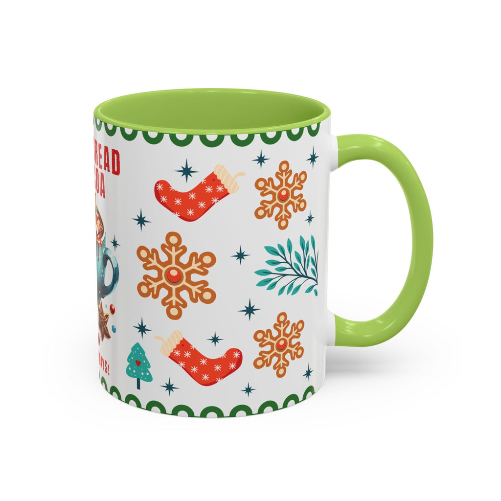 Gingerbread & Cocoa Holiday Coffee Mug — Festive Winter Hot Cocoa Design (11/15oz)
