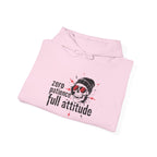 "Zero Patience, Full Attitude" Hoodie — Bold Graphic Quote Sweatshirt