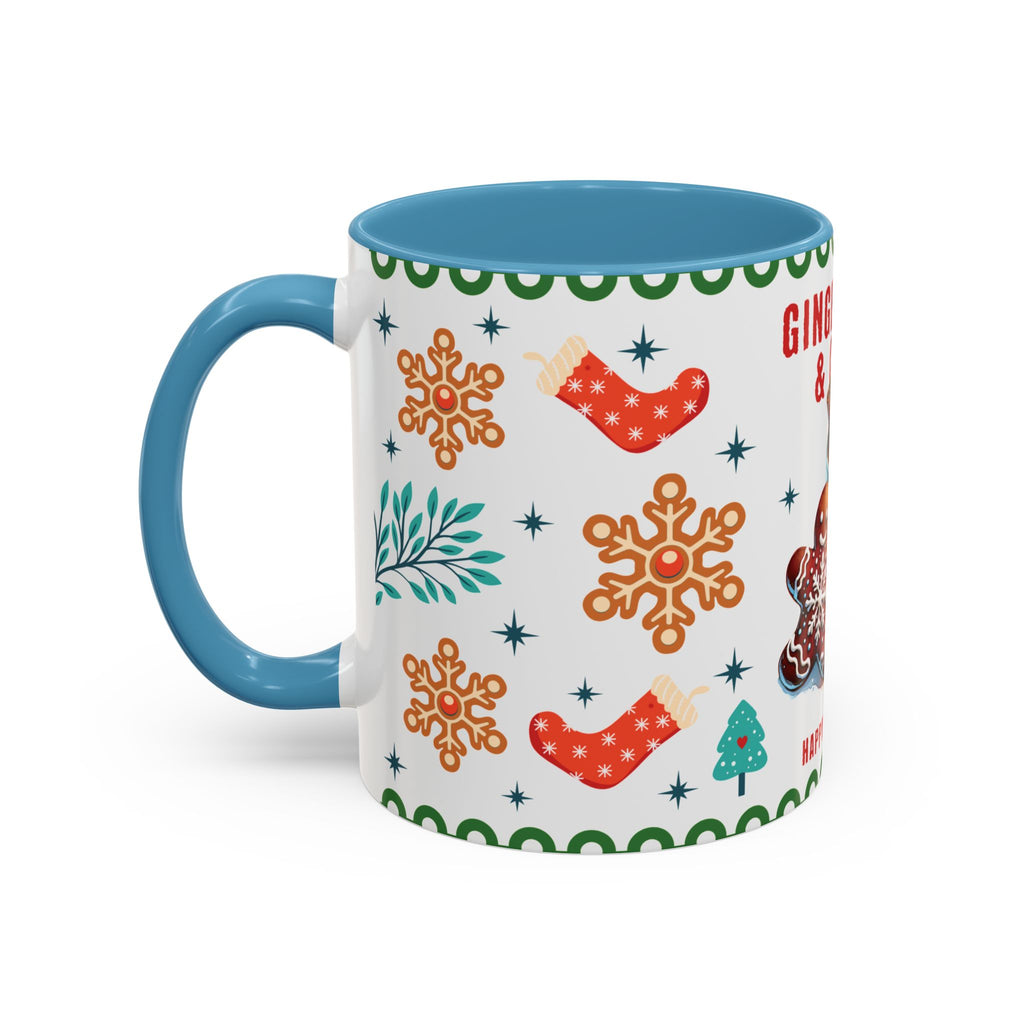 Gingerbread & Cocoa Holiday Coffee Mug — Festive Winter Hot Cocoa Design (11/15oz)